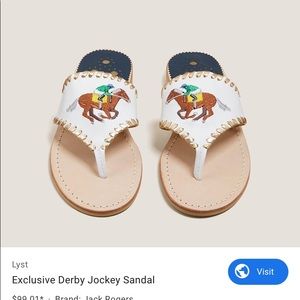 ISO JACK ROGERS SANDALS DERBY / HORSE